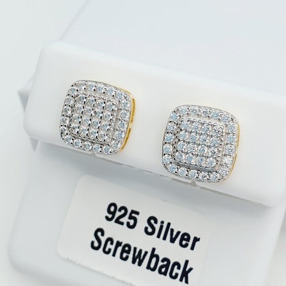 925 Sterling Silver Cubic Zirconia Earrings, U19254800 - Picture 6 of 11